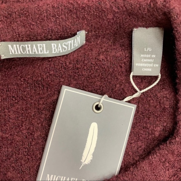 Michael Bastian Men's Striped Boucle SwEATER - Picture 4 of 6